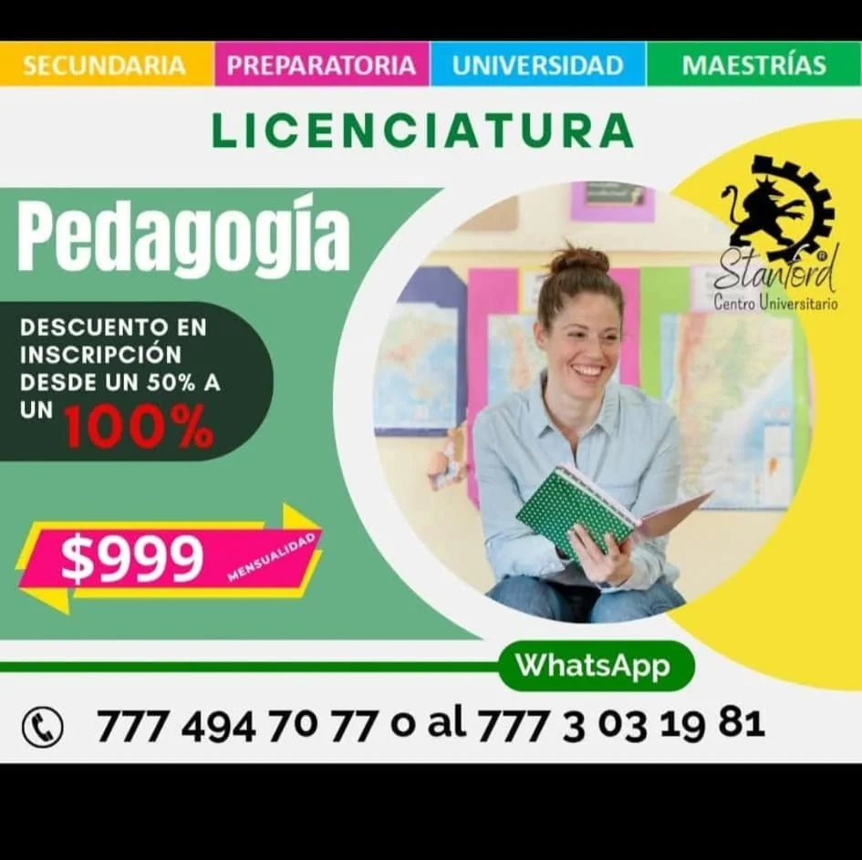 Promoción de la Licenciatura en Pedagogía